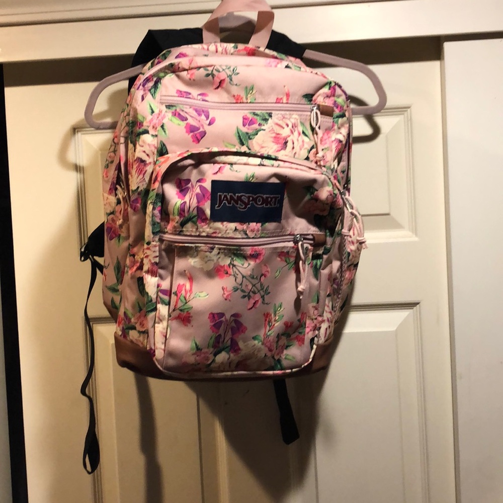 New floral  jansport backpack!